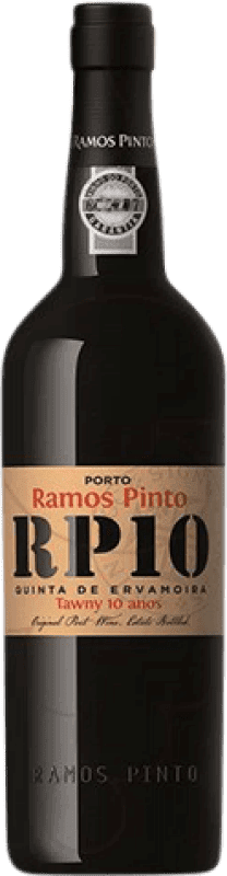 44,95 € Free Shipping | Fortified wine Ramos Pinto Tawny I.G. Porto Porto Portugal Tempranillo, Touriga Franca, Touriga Nacional, Tinta Amarela, Tinta Cão, Tinta Barroca 10 Years Bottle 75 cl