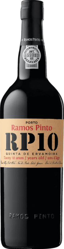 49,95 € Envio grátis | Vinho Generoso Fortificado Ramos Pinto Tawny I.G. Porto Porto Portugal Tempranillo, Touriga Franca, Touriga Nacional, Tinta Amarela, Tinta Cão, Tinta Barroca 10 Anos 75 cl