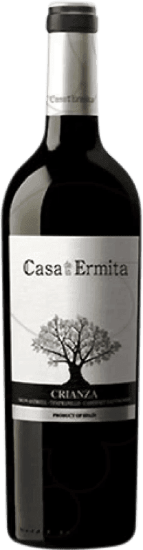 10,95 € Free Shipping | Red wine Casa de la Ermita Aged D.O. Jumilla Levante Spain Tempranillo, Cabernet Sauvignon, Monastrell Bottle 75 cl