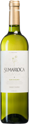 6,95 € Free Shipping | White wine Sumarroca Clàssic Blanc de Blancs Joven D.O. Penedès Catalonia Spain Muscat, Macabeo, Xarel·lo, Chardonnay, Parellada Bottle 75 cl