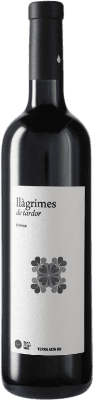 12,95 € Free Shipping | Red wine Sant Josep Llagrimes de Tardor Negre Aged D.O. Terra Alta Catalonia Spain Tempranillo, Syrah, Grenache, Mazuelo, Carignan Bottle 75 cl