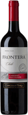 5,95 € Envío gratis | Vino Tinto Concha y Toro Frontera Chile Cabernet Sauvignon 75 cl