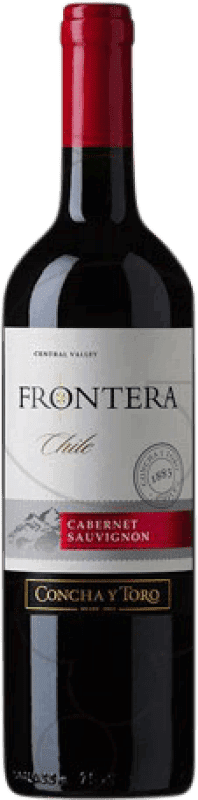 5,95 € Envio grátis | Vinho Tinto Concha y Toro Frontera Chile Cabernet Sauvignon 75 cl