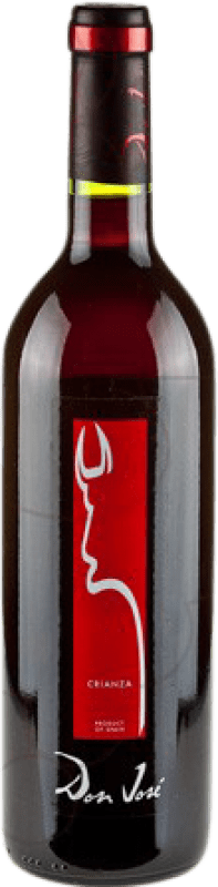 4,95 € Free Shipping | Red wine Oliveda Don José Aged D.O. Catalunya Catalonia Spain Tempranillo, Cabernet Sauvignon, Mazuelo, Carignan Bottle 75 cl