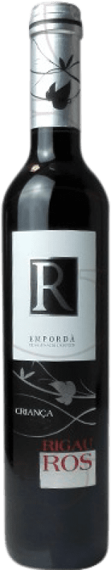 6,95 € Free Shipping | Red wine Oliveda Rigau Ros Negre Aged D.O. Empordà Catalonia Spain Tempranillo, Grenache, Cabernet Sauvignon Half Bottle 37 cl