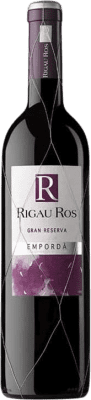 12,95 € Free Shipping | Red wine Oliveda Rigau Ros Negre Grand Reserve D.O. Empordà Catalonia Spain Tempranillo, Grenache, Cabernet Sauvignon Bottle 75 cl