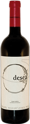 32,95 € Free Shipping | Red wine Sota els Àngels Desea Aged D.O. Empordà Catalonia Spain Merlot, Syrah, Cabernet Sauvignon, Mazuelo, Carignan, Carmenère Bottle 75 cl