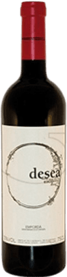 32,95 € Free Shipping | Red Wine Sota els Àngels Desea Crianza — Aged D.O. Empordà Catalonia Spain Merlot, Syrah — Shiraz, Cabernet Sauvignon, Mazuelo, Cariñena — Carignan, Carmenère Bottle 75 cl