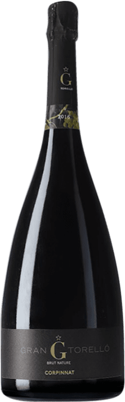 99,95 € 送料無料 | 白のスパークリングワイン Torelló Brut Nature — ブリュット・ナチュール グラン・レセルバ D.O. Cava カタロニア スペイン Macabeo — マカベオ, Xarel·lo — チャレッロ, Parellada — パレリャーダ マグナムボトル 1,5 L