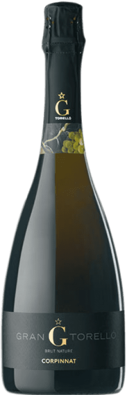 38,95 € Free Shipping | White sparkling Torelló Gran Torelló Brut Nature Grand Reserve D.O. Cava Catalonia Spain Macabeo, Xarel·lo, Parellada Bottle 75 cl