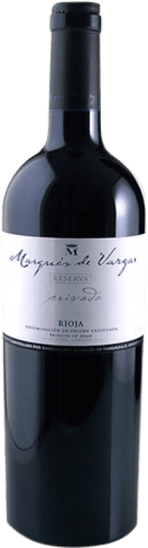59,95 € Бесплатная доставка | Красное вино Marqués de Vargas Reserva Privada Резерв D.O.Ca. Rioja Ла-Риоха Испания Tempranillo, Grenache, Mazuelo, Carignan бутылка Магнум 1,5 L