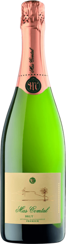11,95 € 免费送货 | 白起泡酒 Mas Comtal 香槟 预订 D.O. Penedès 加泰罗尼亚 西班牙 Xarel·lo, Chardonnay 瓶子 75 cl