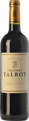113,95 € Free Shipping | Red Wine Château Talbot Crianza — Aged A.O.C. Bordeaux Bordeaux France Merlot, Cabernet Sauvignon, Petit Verdot Bottle 75 cl