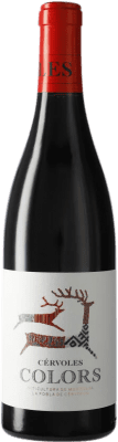 12,95 € Free Shipping | Red wine Cérvoles Colors D.O. Costers del Segre Catalonia Spain Tempranillo, Syrah, Grenache Bottle 75 cl