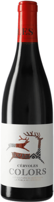 14,95 € Free Shipping | Red wine Cérvoles Colors D.O. Costers del Segre Catalonia Spain Tempranillo, Syrah, Grenache Bottle 75 cl