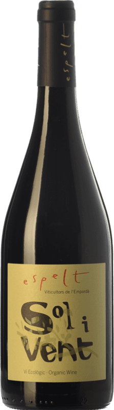 12,95 € Spedizione Gratuita | Vino rosso Espelt Solivent Sol i Vent Ecológico Giovane D.O. Empordà Catalogna Spagna Syrah, Grenache, Monastrell Bottiglia 75 cl