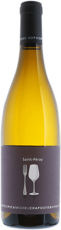 42,95 € Бесплатная доставка | Белое вино Michel Chapoutier Anne Sophie Pic A.O.C. Saint-Péray Франция Marsanne — Марсанн Бутылка 75 cl