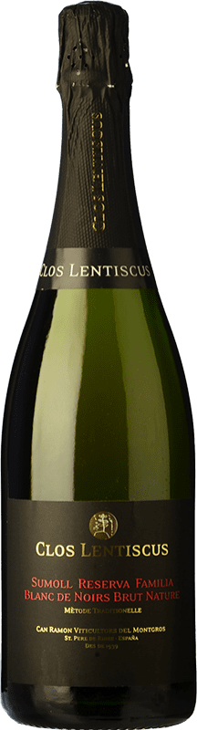 23,95 € Envoi gratuit | Vin Mousseux Blanc Clos Lentiscus Brut Nature Réserve Familiale D.O. Penedès Catalogne Espagne Sumoll Bouteille 75 cl