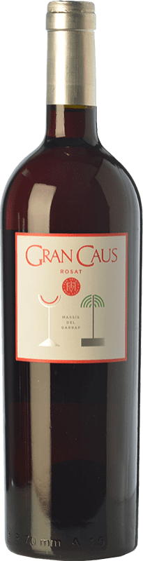 26,95 € Kostenloser Versand | Roséwein Can Ràfols Gran Caus Jung D.O. Penedès Katalonien Spanien Merlot Flasche 75 cl