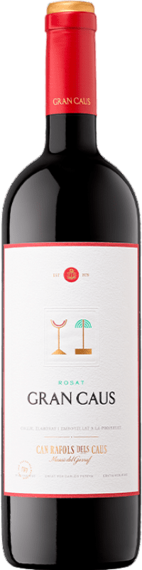 24,95 € Envio grátis | Vinho Rosé Can Ràfols Gran Caus Especial Jovem D.O. Penedès Catalunha Espanha Merlot 75 cl