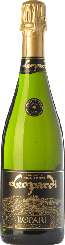 33,95 € 送料無料 | 白のスパークリングワイン Llopart Leopardi Brut Nature — ブリュット・ナチュール グラン・レセルバ Corpinnat カタロニア スペイン Macabeo — マカベオ, Xarel·lo — チャレッロ, Chardonnay — シャルドネ, Parellada — パレリャーダ 75 cl