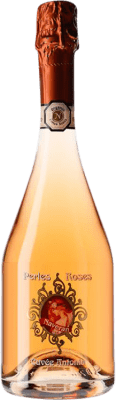 27,95 € Free Shipping | Rosé sparkling Naveran Perles Roses Brut Young D.O. Cava Catalonia Spain Pinot Black Bottle 75 cl