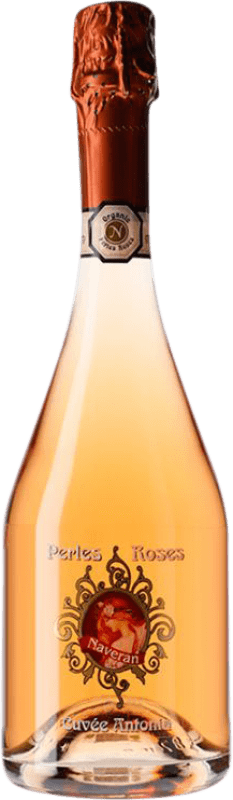 27,95 € Envio grátis | Espumante rosé Naveran Perles Roses Brut Jovem D.O. Cava Catalunha Espanha Pinot Preto Garrafa 75 cl