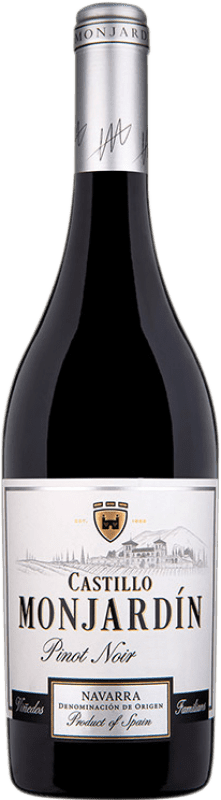 13,95 € Бесплатная доставка | Красное вино Castillo de Monjardín El Cerezo D.O. Navarra Наварра Испания Pinot Black бутылка 75 cl