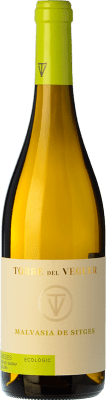 16,95 € Spedizione Gratuita | Vino bianco Torre del Veguer Sitges Giovane D.O. Penedès Catalogna Spagna Malvasía Bottiglia 75 cl