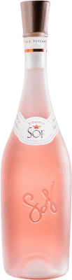 44,95 € Free Shipping | Rosé wine Campo di Sasso Biserno Sof Young D.O.C. Italy Italy Syrah, Cabernet Franc Bottle 75 cl