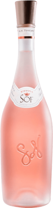 32,95 € Kostenloser Versand | Roséwein Campo di Sasso Biserno Sof Jung D.O.C. Italien Italien Syrah, Cabernet Franc Flasche 75 cl