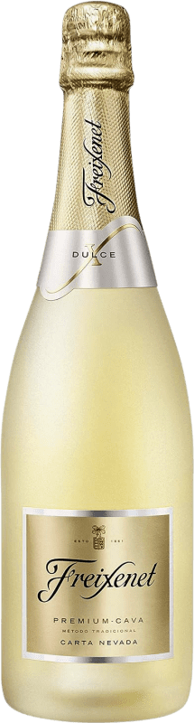 9,95 € Envoi gratuit | Blanc mousseux Freixenet Carta Nevada Doux D.O. Cava Catalogne Espagne Macabeo, Xarel·lo, Parellada Bouteille 75 cl