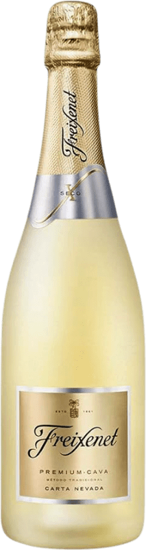 8,95 € Free Shipping | White sparkling Freixenet Carta Nevada Dry D.O. Cava Catalonia Spain Macabeo, Xarel·lo, Parellada Bottle 75 cl