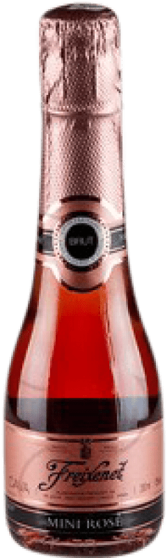 3,95 € Spedizione Gratuita | Spumante rosato Freixenet Rosé Brut Giovane D.O. Cava Catalogna Spagna Grenache, Trepat Piccola Bottiglia 20 cl