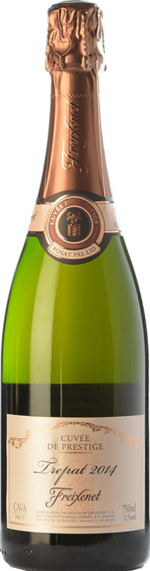 14,95 € 免费送货 | 玫瑰气泡酒 Freixenet Rosat 香槟 年轻的 D.O. Cava 加泰罗尼亚 西班牙 Trepat 瓶子 75 cl