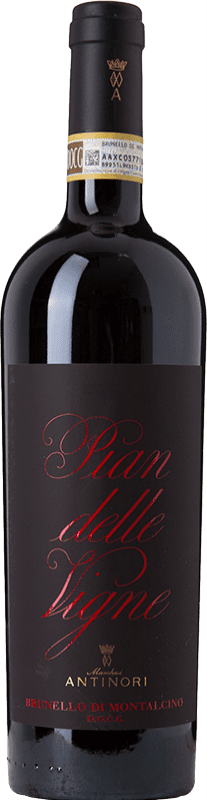 77,95 € 免费送货 | 红酒 Pian delle Vigne D.O.C.G. Brunello di Montalcino 意大利 Sangiovese 瓶子 75 cl