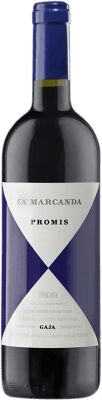 62,95 € Free Shipping | Red wine Pieve Santa Restituta Gaja Ca'Marcanda Promis Crianza Otras D.O.C. Italia Italy Merlot, Syrah, Sangiovese Bottle 75 cl