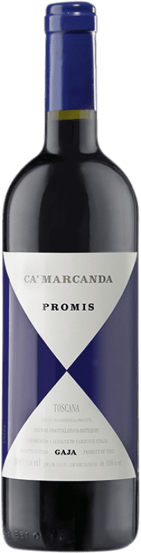 62,95 € Free Shipping | Red wine Pieve Santa Restituta Gaja Ca'Marcanda Promis Aged D.O.C. Italy (Others) Italy Merlot, Syrah, Sangiovese Bottle 75 cl