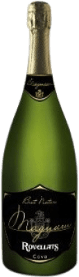 41,95 € 送料無料 | 白スパークリングワイン Rovellats ブルットの自然 予約 D.O. Cava カタロニア スペイン Macabeo, Xarel·lo, Parellada マグナムボトル 1,5 L