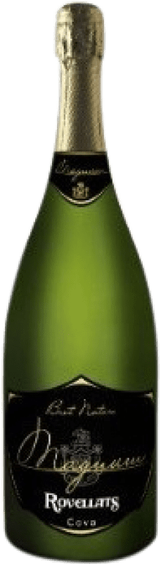 41,95 € 免费送货 | 白起泡酒 Rovellats Brut Nature 预订 D.O. Cava 加泰罗尼亚 西班牙 Macabeo, Xarel·lo, Parellada 瓶子 Magnum 1,5 L
