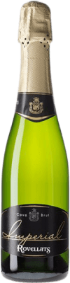 9,95 € Free Shipping | White sparkling Rovellats Imperial Brut Reserve D.O. Cava Catalonia Spain Macabeo, Xarel·lo, Parellada Half Bottle 37 cl