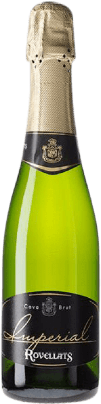 8,95 € 送料無料 | 白スパークリングワイン Rovellats Imperial Brut 予約 D.O. Cava カタロニア スペイン Macabeo, Xarel·lo, Parellada ハーフボトル 37 cl