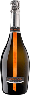 53,95 € Free Shipping | White Sparkling Wine Sabaté i Coca Brut Nature Family Reserve D.O. Cava Catalonia Spain Xarel·lo, Chardonnay Bottle 75 cl