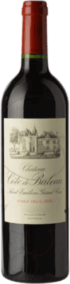47,95 € Envio grátis | Vinho tinto Château Côte de Baleau A.O.C. Bordeaux França Merlot, Cabernet Sauvignon, Cabernet Franc Garrafa 75 cl