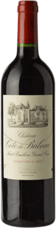 47,95 € Envio grátis | Vinho tinto Château Côte de Baleau A.O.C. Bordeaux França Merlot, Cabernet Sauvignon, Cabernet Franc Garrafa 75 cl