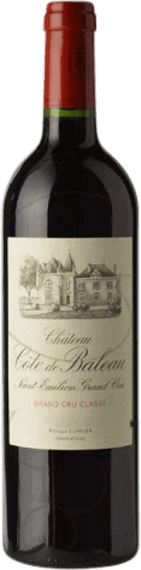 49,95 € Spedizione Gratuita | Vino Rosso Château Côte de Baleau A.O.C. Bordeaux Francia Merlot, Cabernet Sauvignon, Cabernet Franc 75 cl