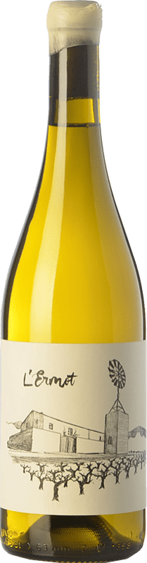 14,95 € Бесплатная доставка | Белое вино La Salada l'Ermot Молодой Каталония Испания Macabeo бутылка 75 cl