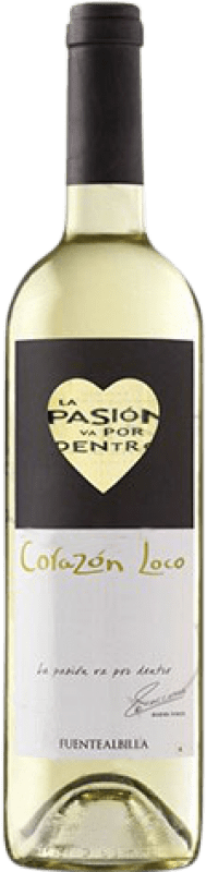 8,95 € Envoi gratuit | Vin blanc Iniesta Corazón Loco Jeune I.G.P. Vino de la Tierra de Castilla Castilla la Mancha y Madrid Espagne Verdejo, Sauvignon Blanc Bouteille 75 cl