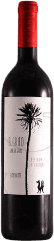 29,95 € Бесплатная доставка | Красное вино El Grifo Reserva de la Familia Резерв D.O. Lanzarote Канарские острова Испания Syrah бутылка 75 cl