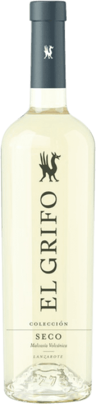 24,95 € Envio grátis | Vinho branco El Grifo Colección Seco Jovem D.O. Lanzarote Ilhas Canárias Espanha Malvasía Garrafa 75 cl